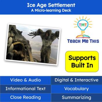 Preview of Ice Age Informational Text Reading Passage and Activities