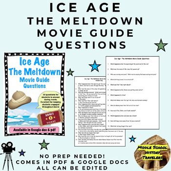 Preview of Ice Age The Meltdown Movie Guide Questions