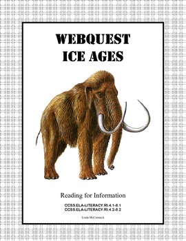 Preview of Ice Ages Webquest
