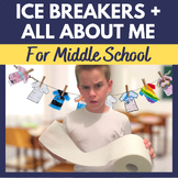 Ice Breaker Activities for Middle School with an All about me Activity