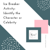 Ice Breaker Activity:  Identify the Character or Celebrity