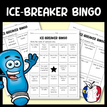 Ice-Breaker BINGO by Edsource Canada | TPT