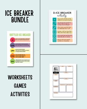 Preview of Ice Breaker Bundle | Ice Breaker Games | Ice Breaker Activities