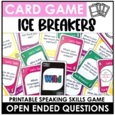 Ice Breaker Card Game - Getting to Know You Question Activity