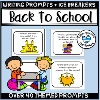 Preview of Back To School Ice Breakers for Elementary