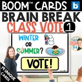 Ice Breaker Kindergarten 1st 2nd 3rd Grade Voting Game BOO