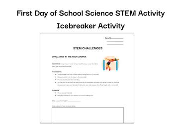 Preview of Ice Breaker QUICK STEM Challenges
