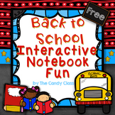 Ice Breakers - Back to School Interactive Notebook Activities