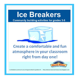 Ice Breakers Community Building Activities for Grades 3-5