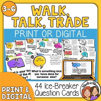 ice breakers task cards get to know you questions for games and back to school