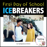 Ice Breakers for the First Day of School