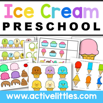 Preview of Ice Cream Activities - Preschool Centers