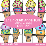 Addition Activity Center - Ice Cream Addition