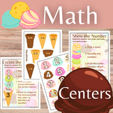 Ice Cream Addition Classroom Centers and Homeschool Activi