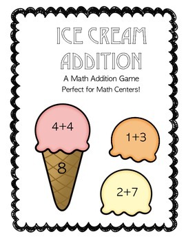 Ice cream math game {guest post} - Gift of Curiosity
