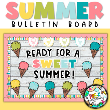 Preview of Ice Cream Bulletin Board |  Summer Countdown | Ready for a Sweet Summer