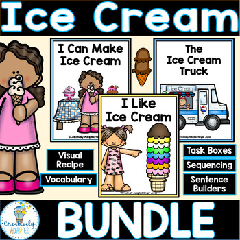 Preview of Ice Cream Bundle Adapted Book Set
