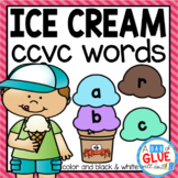 Ice Cream CCVC Word Building Activity