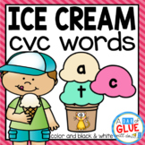 Ice Cream CVC Word Building Activity