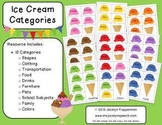 Ice Cream Categories FREEBIE
