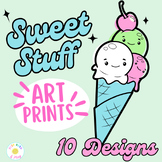 Ice Cream Classroom Theme Art Prints | Sweet Stuff Classro