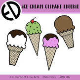 Ice Cream Clip Art FREEBIE