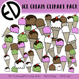 Ice Cream Clip Art Pack