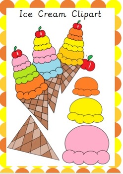 Preview of Ice Cream Clipart