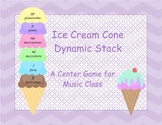 Ice Cream Cone Dynamic Stack