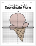 Ice Cream Cone - Graphing on the Coordinate Plane Mystery Picture