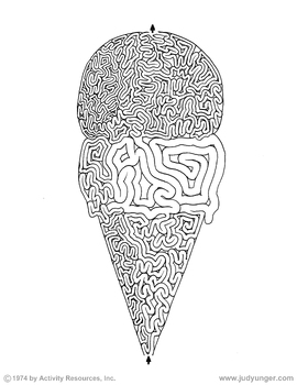 Preview of Ice Cream Cone Maze