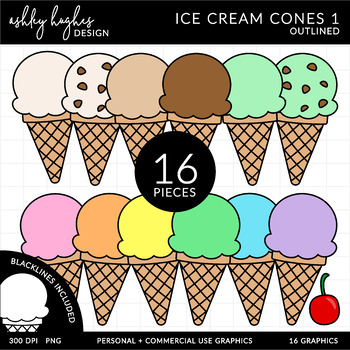 Watercolor Ice Cream Scoop Cone Sundae Clipart - Lisa Markle Sparkles  Clipart and Graphic Design