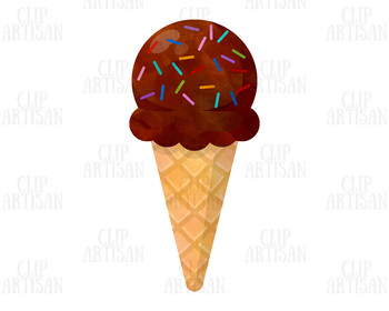 ice cream cones clipart by clipartisan teachers pay teachers