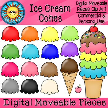 Cute Ice Cream Scoop | Art Board Print