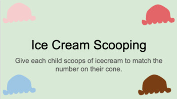 Ice Cream Counting-Distance Learning by It's Fun to Learn- Preschool