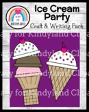 Ice Cream Craft, Graphing, and Writing Activities for an I
