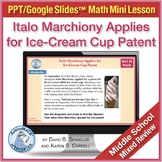 Ice-Cream Cup Patent by Italo Marchiony | Middle School Ma