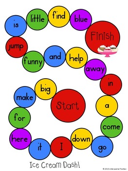 Sight Word Game by Little Learner Toolbox | Teachers Pay Teachers