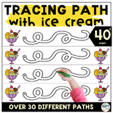 Ice Cream Day Activities Line Tracing Practice for Toddler