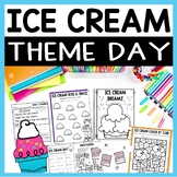 Ice Cream Day Activities with Craft and Writing - Ice Crea