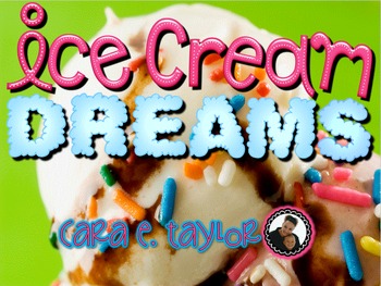 Preview of Ice Cream Dreams ~ Math & Literacy Centers for Young Learners