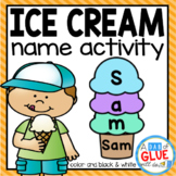 Summer Name Craft | Editable Ice Cream Cone Template | Ice