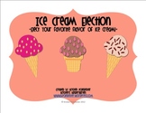 Ice Cream Election for Kindergarten