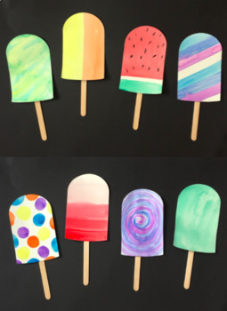 Summer Popsicle Painting Tutorial for Kids