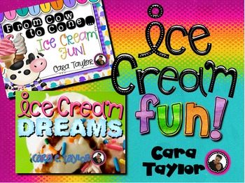 Preview of Ice Cream Fun ~ Ultimate Bundle of Science, Poetry, Centers, Math & Literacy!