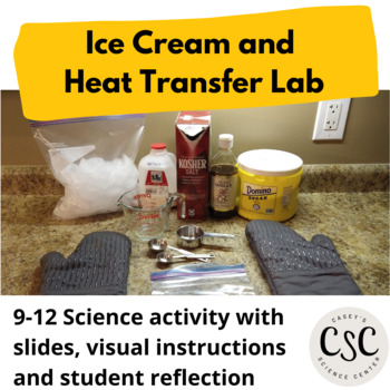Preview of Ice Cream Heat Transfer Lab for High School Science