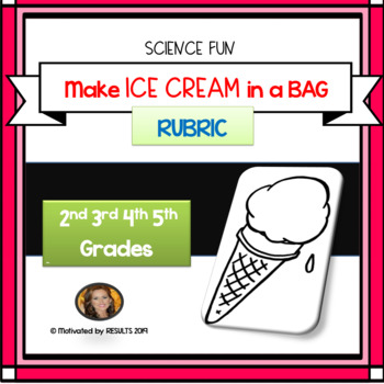 Preview of Ice Cream In A Bag RUBRIC