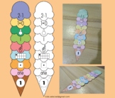 Ice Cream Matching Numbers 1-10 Number Word Recognition Ma