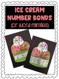 Ice Cream Math Craft - Number Bonds or Fact Families!