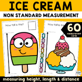 Ice Cream Math Measurement Worksheets Nonstandard Units Su